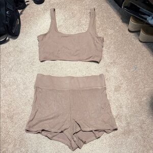 Abercrombie & Fitch Tan Ribbed Apparel XL